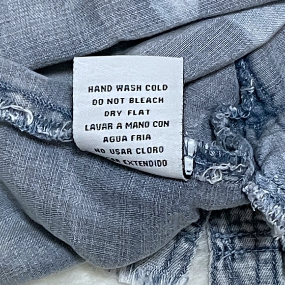 RESTOCKED Easel Lightweight Distressed Denim Shirt Dress - Slightly darker shade - Picture 14 of 15